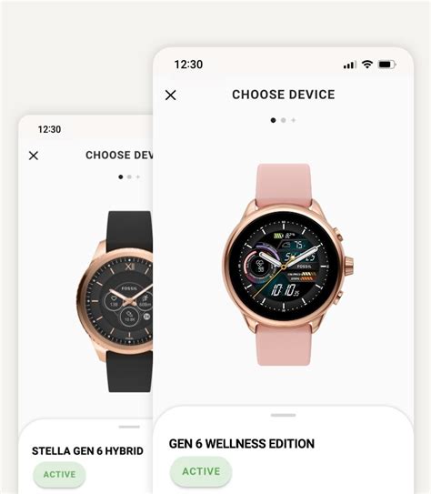 fossil smartwatch app